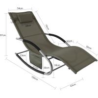 jardín Mecedora con reposapiés Tumbona ergonómica Negro OGS28-SCHx2 ES - details 58