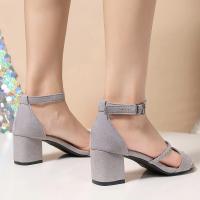 Sandalias de Mujer de Lujo con Tacón Alto Moda 2025 con Estilo Mezclado - details 23