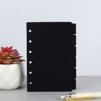 Divisores de página para planificador, papel interior negro, divisor de papel para cuaderno, divisor de hojas sueltas, carpeta, separador de índice, divisor de índice - details 10