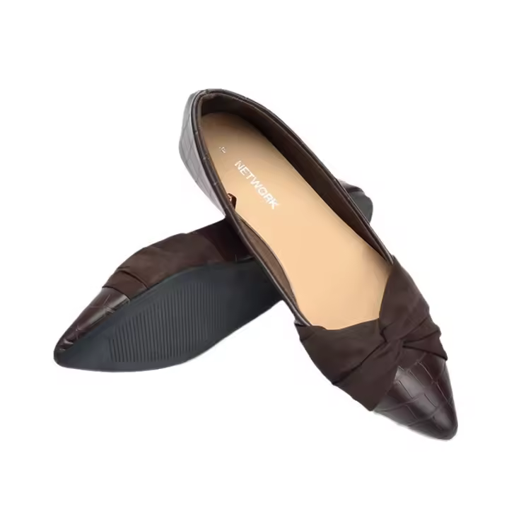 Zapatos náuticos de punta estrecha para mujer, estilo urbano, primavera y verano 2025, talla grande, estilo francés - 1