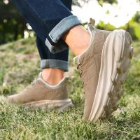 Zapatillas de Correr Antideslizantes de Cuero Nubuck Calzado Deportivo Casual para Hombres - details 6
