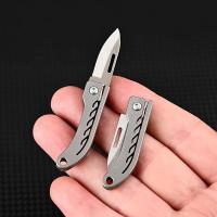 Mini cuchillo plegable TC4 de aleación de titanio Portátil, cuchillo colgante, desembalaje express, cuchillo de bolsillo, herramienta EDC para regalo - details 77