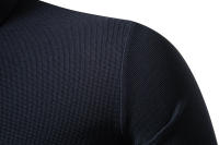 Polo de manga larga para hombre, camisas de Color sólido, moda de Cachemira, nuevos Polos de negocios sociales, otoño - details 13