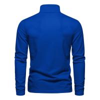 Polos hombre manga larga ropa hombre día del padre 2025 nuevos hombres ciervos bordado Polo camisas Color sólido manga larga negocios sociales hombre - details 8