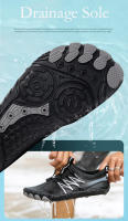 Zapatos de agua Unisex de verano para hombre, descalzos, cinco dedos, zapatos de natación acuáticos, transpirables, para senderismo, vadear, playa, zapatillas de deporte al aire libre - details 8