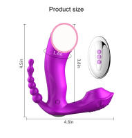 Vibrador de Mariposa FOX M6 para Aumentar la Intimidad Control Remoto Inalámbrico Calentamiento y Succión Juguete Sexual Premium para Adultos - details 7