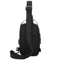 Bolso de pecho antirrobo para hombre, correa ajustable, puerto de carga USB, bolso bandolera con contraseña, impermeable, gran capacidad - details 7