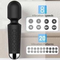 Vibrador de Doble Motor Wand de Silicona de Tamaño Grande Masajeador de Punto G para Pareja - details 18