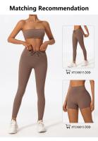 Sujetador deportivo sin tirantes para mujer, Top de gimnasio, ropa de Yoga de secado rápido, Top de tubo para Fitness, ropa interior envolvente para el pecho, sujetador de entrenamiento para mujer - details 2