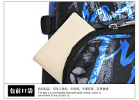 Mochila de camuflaje con muchos bolsillos para niño y adolescente, Bolsa Escolar de gran capacidad, resistente al agua - details 37