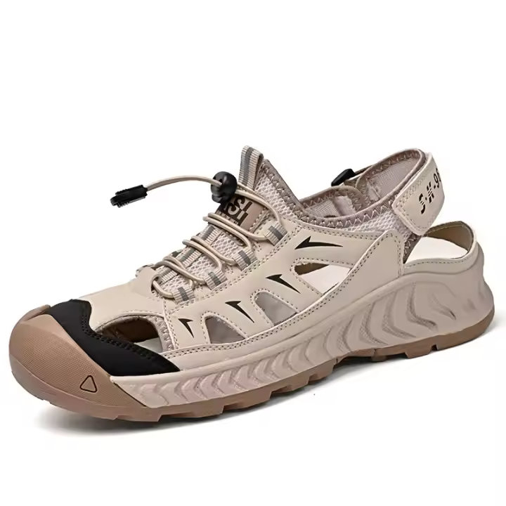 Sandalias De Playa De Moda Para Verano Para Hombres Antideslizantes Transpirables Con Suela Gruesa Para Senderismo Al Aire Libre - 1