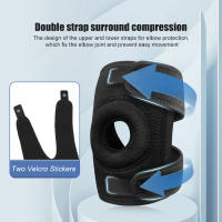 Banda elástica para el dolor, banda para el brazo ajustable para la artritis, protector muscular, cinturón para la tendinitis, 1 piezas - details 4