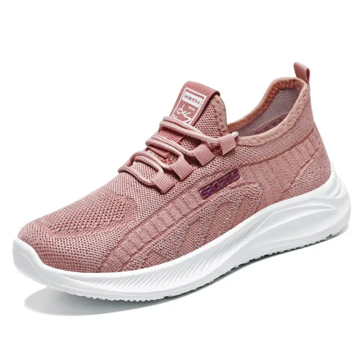 Nueva versión coreana casual suela suave zapatos de malla transpirable tendencia zapatos de mujer plataforma - 1