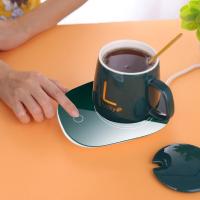 Bandeja calentadora de tazas de café, almohadilla con Sensor de gravedad, USB, 55/131 ° F, para oficina y hogar - details 1