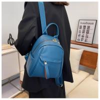 Bolso mujer 2025 nueva mochila de cuero suave para mujer, mochila pequeña de viaje literario de moda bolso de mujer - details 26