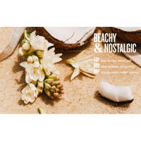 Notes of tuberose petals + coconut milk