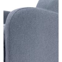 Butaca reclinable tapizada. Sillón con sistema de reclinación manual. Máximo confort. Entrega a domicilio. (Gris) - details 9