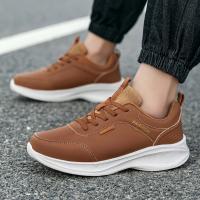 Zapatillas Deportivas Ligeras De Otoño Para Hombre, Zapatos Informales Con Cordones Para Hombre, Zapatos Deportivos Acolchados Para Correr, Zapatos Para Caminar Impermeables Para Invierno - details 14