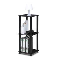 Mesa Auxiliar Simplista, Madera compuesta, Espresso/Negro, 2 Unidades - details 43