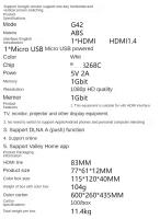 G42 Wireless WiFi Pantalla de Espejo Cambio de Orientación Horizontal-Vertical con Un Clic - details 3