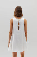 Falda francesa de algodón puro blanco Dre Fresh A-line estilo suave informal para mujer Otoño Invierno nueva colección - details 10