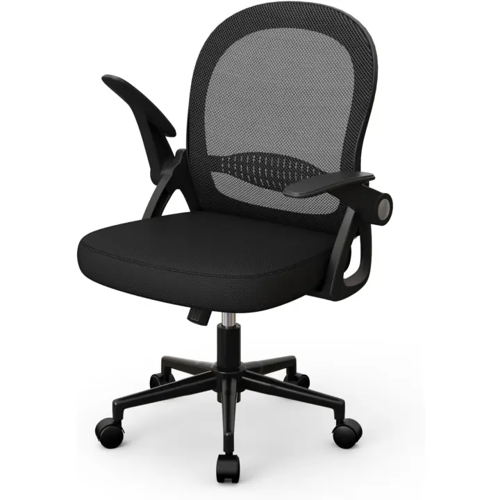 Escritorio Ergonómico con Respaldo de Malla Transpirable y Asiento, Silla de Ordenador, Regulable en - 1