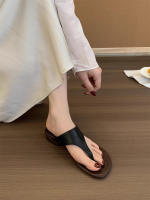 Chanclas de pinza francesas, ropa exterior de mujer 2025, nueva moda versátil estilo de hadas con falda, zapatillas de playa - details 7