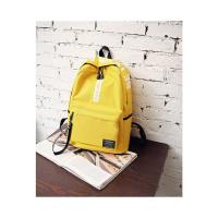 Mochila de nailon de estilo Preppy para estudiantes, bolso escolar informal de Color sólido, grande, de viaje para adolescentes - details 7