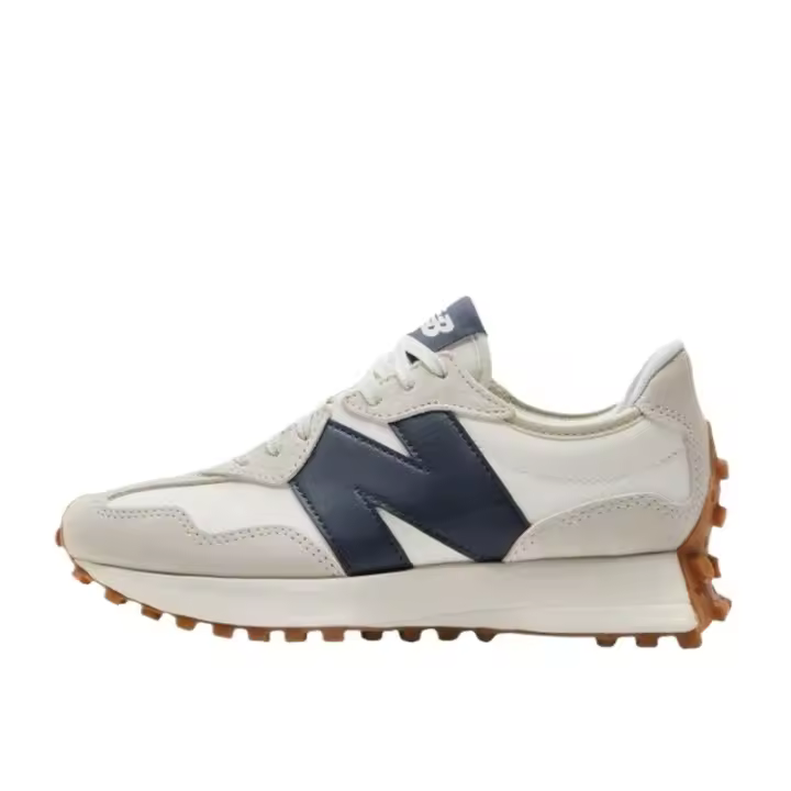 Leten NB 327 Gris Blanco para mujeres y hombres zapatos para correr casuales de corte bajo antideslizantes y resistentes al desgaste de cuero - 1