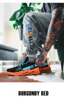 Gran oferta de zapatillas informales moradas a la moda, zapatillas para correr con cuchilla para hombre y mujer, talla grande 48, zapatillas deportivas ligeras y transpirables, zapatillas deportivas de malla para hombre - details 3