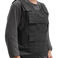 Chaleco protector a prueba de balas, chaleco táctico de seguridad a prueba de puñaladas, ropa delantera y trasera - details 12
