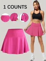 Falda Deportiva Casual para Mujer con Pantalones Falsos de Tenis - Conjunto de 2 Piezas - details 10