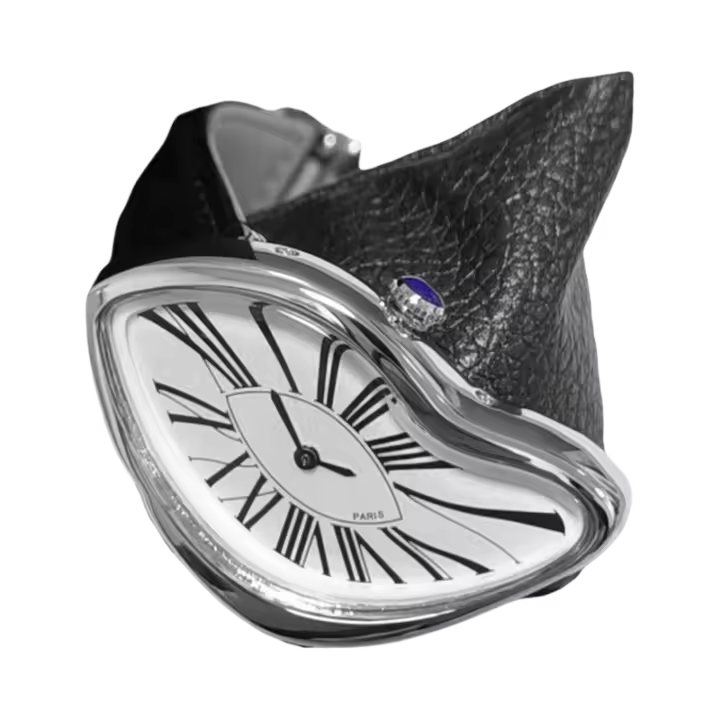 Reloj De Cuarzo Medieival Alien 2025 Para Hombres Y Mujeres Con Correa De Cuero Diseño Avanzado Y2K Reloj De Moda Con Movimiento De Cuarzo - 1