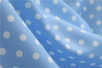 Women summer vintage 1950s 60s big swing party polka dot dress - details 50