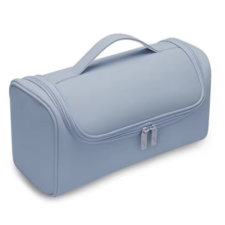 Caja de Herramienta de Peluquería Antideslizante Impermeable de Gran Capacidad Azul - 1