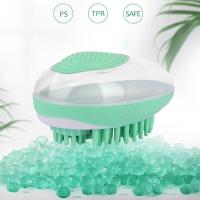 Productos para mascotas con dispensador de champú, cepillo de baño para perros, peine de silicona, cepillo de masaje silencioso para gatos, peine de ducha portátil 2 en 1 para mascotas - details 4