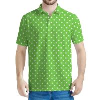 Camiseta con cuello de limón con estampado 3D de Lime Bar para hombre y mujer, botón suelto, manga corta, polo informal, top de verano - details 7
