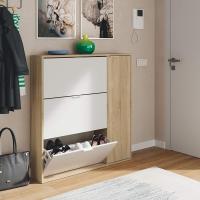Clase Acabado en Roble Canadiense y Blanco Artik Medidas: 106 cm (Ancho) x 115 cm (Alto) x 22 cm (Fondo) - details 1