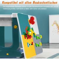 infantil con sillas para niños, juegos multiusos con espacio almacenamiento, doble cara, actividas multifuncional (con bloques de construcción) - details 4