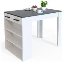 Mesa de Bar Reposo, Antracita/Blanco, 67 x 100 cm - details 6