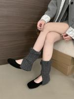 Zapatos individuales esponjosos de moda de gama alta nuevos zapatos planos de hadas con temperamento de brisa nocturna francesa zapatos de algodón de terciopelo de invierno femenino - details 24