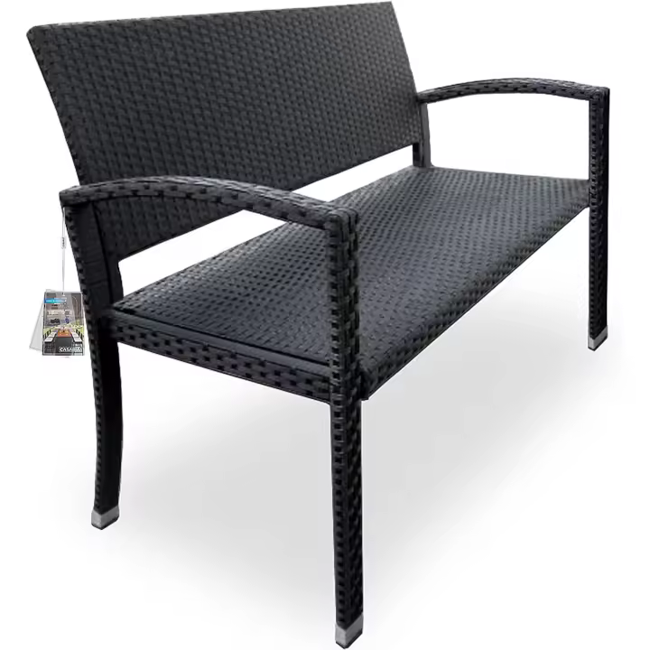 Mueble de jardín de poliratán, carga hasta 320 kg, resistente a la intemperie - 1