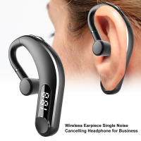 Auriculares inalámbricos con Bluetooth 5,2, dispositivo de audio giratorio de 180 °, con cancelación de ruido, pantalla LED, modo de espera largo, con micrófono, para música, para todos los teléfonos inteligentes - details 11