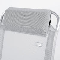Silla plegable reclinable antivuelco Aktive, con cojín y reposabrazos, peso máx. 110kg, Material Textileno y aluminio, 44x55x101cm - details 4
