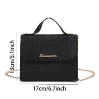 Bolso de Hombro de Cuero con Cadena Hecho en Relieve Bolso de Teléfono para Mujeres de Gran Capacidad Bolso de Moda para Hombros Oblicuos - details 10