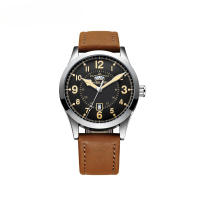 Reloj de cuero impermeable reloj de cuarzo - details 4