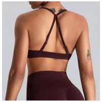 Sujetador deportivo con espalda cruzada para mujer, sujetador de yoga, correa de fitness para correr, sujetador de yoga - details 3