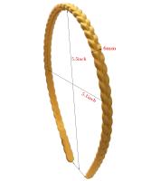 Diademas finas de 6mm para niñas y mujeres, bandanas finas de plástico con dientes, 12 piezas - details 1