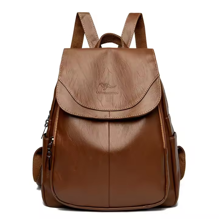 Mochila vendedora caliente de las mujeres del viajero del sentido superior de la mochila del color sólido de las mujeres - 1