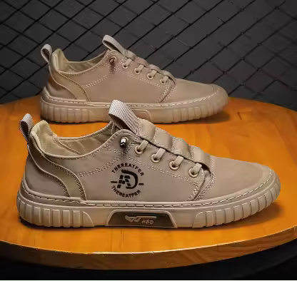 Nuevos zapatos deportivos y casuales transpirables zapatos de tabla de tendencia zapatos de lona para hombre - 1
